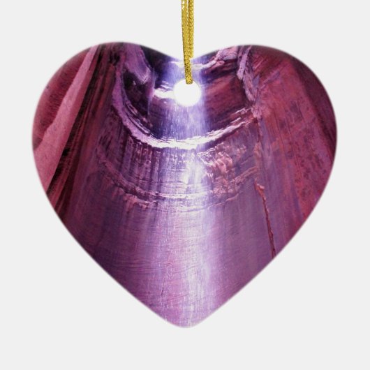 Ruby Herfsten Keramisch Ornament (Voorkant)