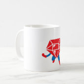 Ruby Hero Koffiemok (Voorkant links)