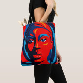Ruby in ravishing rood tote bag (Dichtbij)