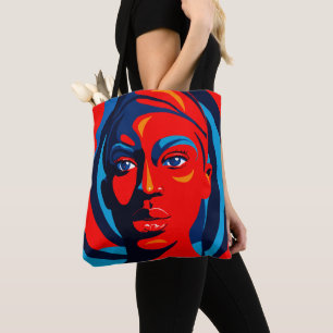 Ruby in ravishing rood tote bag