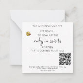 *~* RUBY IN ZOICITE Edelsteen AP64 Flat Note Kaart Notitiekaartje (Achterkant)