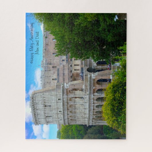 Ruby Jubileum. Jigzaag Puzzle Legpuzzel (Verticaal)