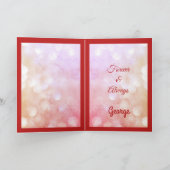 Ruby Jubileum vrouw Wenskaart. Kaart (Binnen)