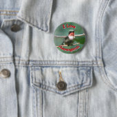 Ruby-keel Flutters Love Button (In situ)