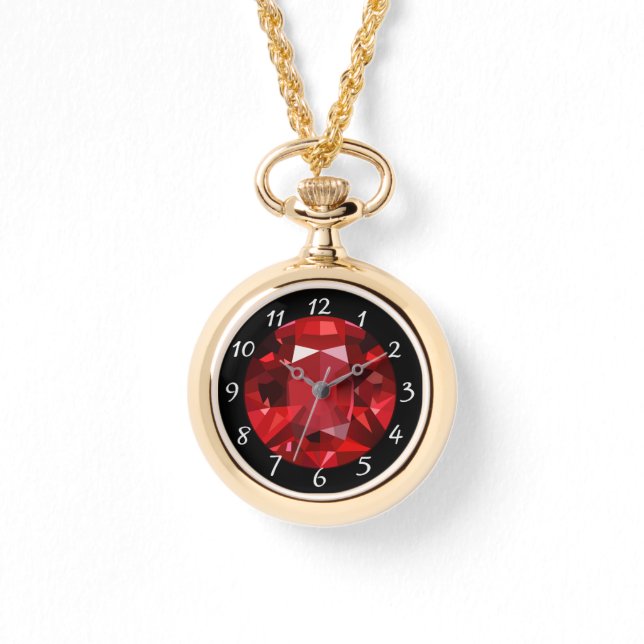 Ruby Ketting Watch (Voorkant)