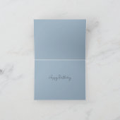 Ruby Kinglet 4" x 5.6" Verjaardag/ Bedankkaart (Binnen)