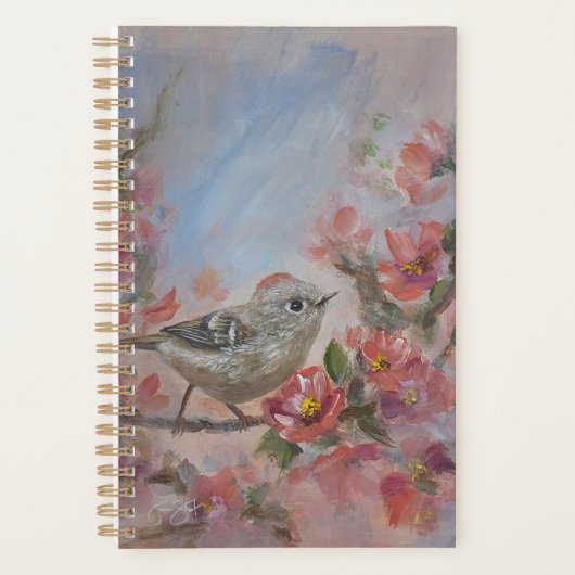 Ruby Kinglet Bird Planner (Voorkant)