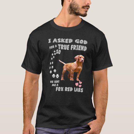 Ruby Labrador Dog Mam Pap Quote Kostuum Schattige T-shirt (Voorkant)