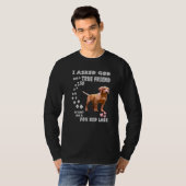 Ruby Labrador Dog Mam Pap Quote Kostuum Schattige T-shirt (Voorkant volledig)