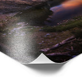 Ruby Lake Sunset - John Muir Trail - Sierra Nevada Foto Afdruk (Hoek)