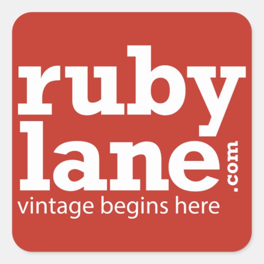 Ruby Lane Color Block Sticker (Voorkant)