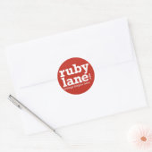 Ruby Lane Ronde Stickers (Envelop)