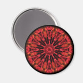 Ruby Liefde caleidoscoop Magneet (Voorkant / Achterkant)