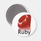Ruby Magnet (Voorkant / Achterkant)