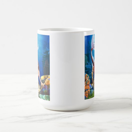 Ruby Mermaid Coffee Mok (Center)