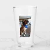 Ruby met haar Bandana Glas (Voorkant)