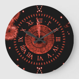 Ruby Midnight Clock Grote Klok