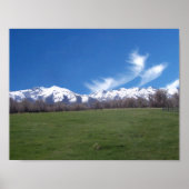 Ruby Mountains in april Poster (Voorkant)