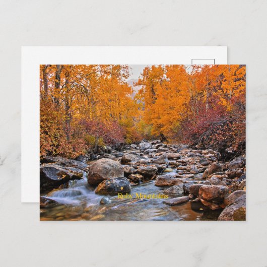 Ruby Mountains, Nevada Briefkaart (Voorkant / Achterkant)