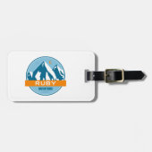 Ruby Mountains Nevada Stars Moon Bagagelabel (Voorkant horizontaal)