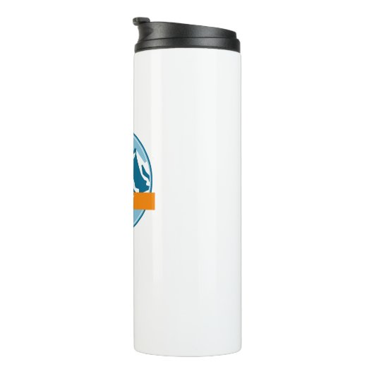 Ruby Mountains Nevada Stars Moon Thermosbeker (Geroteerd rechts)