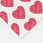 Ruby naam betekent waterverf hart gem deken (Hoek)