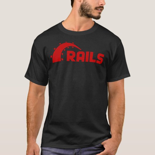 Ruby op rails Essential T-Shirt (Voorkant)