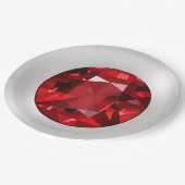 Ruby Paper-Borden Papieren Bordje (Gekanteld)