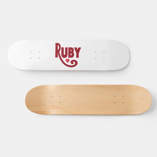 Ruby Persoonlijk Skateboard (Horizontaal)