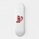 Ruby Persoonlijk Skateboard (Voorkant)
