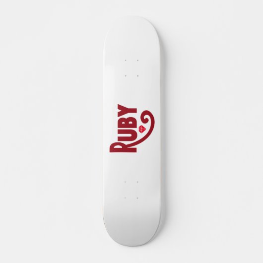 Ruby Persoonlijk Skateboard (Voorkant)