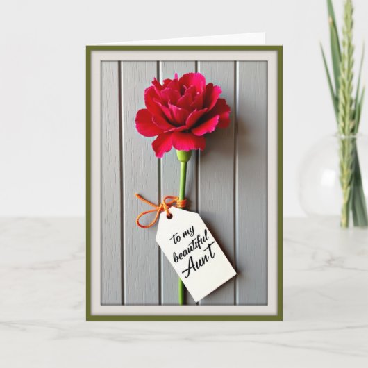 Ruby Petal Moeders Liefde Kaart (Voorkant)