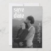 Ruby Photo Modern Wedding Save The Date (Voorkant)