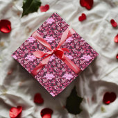 Ruby & Pink Hearts Cadeaupapier
