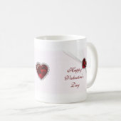 Ruby Pink Valentijnsdag Mok (Voorkant rechts)