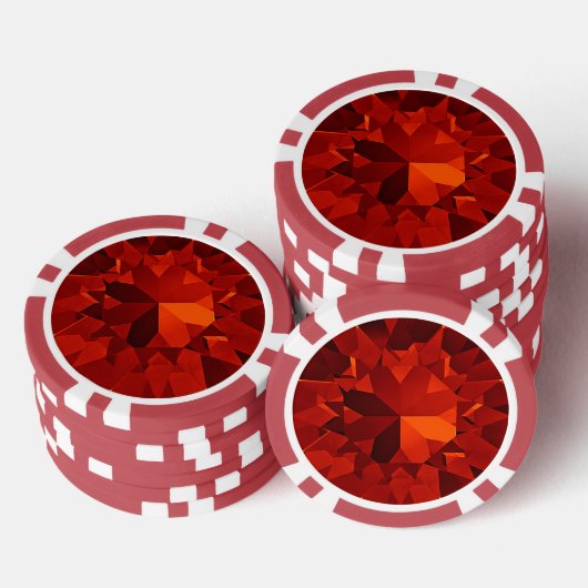 Ruby Poker Chips (Opstapeling)