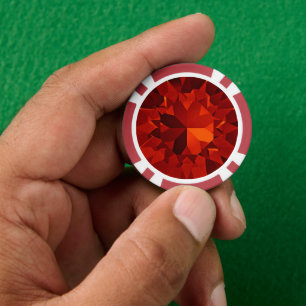Ruby Poker Chips
