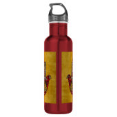 Ruby Pomegranate Heart Red Bird Hamsa Waterfles (Achterkant)