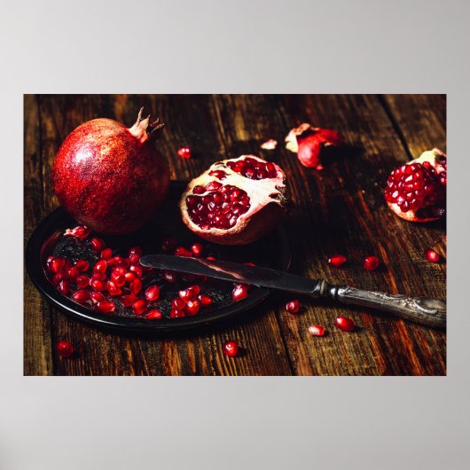 Ruby pomegranate poster (Voorkant)