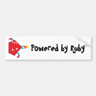 Ruby power bumpersticker