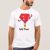 Ruby power t-shirt (Voorkant)