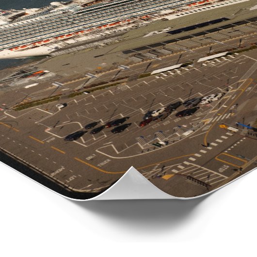 Ruby Princess Cruise, SF-Poster Poster (Hoek)