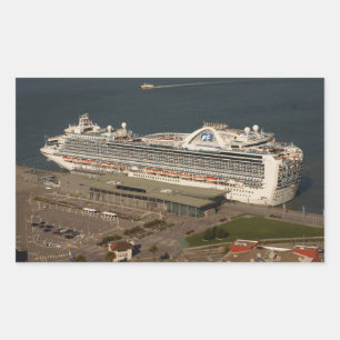 Ruby Princess Cruise, SF-Stickers Rechthoekige Sticker