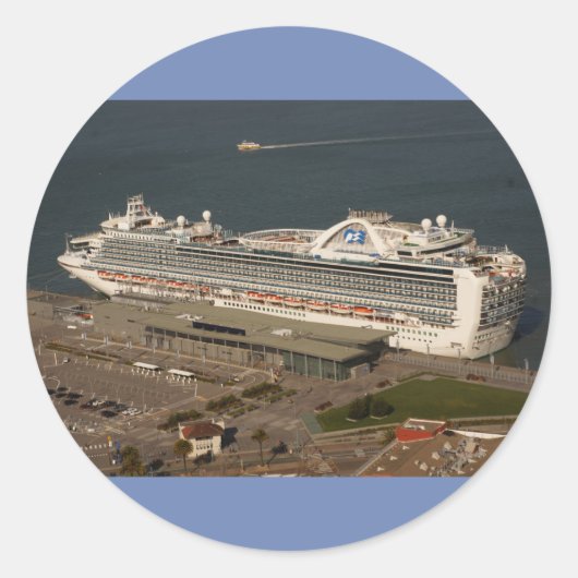 Ruby Princess Cruise, SF-Stickers Ronde Sticker (Voorkant)