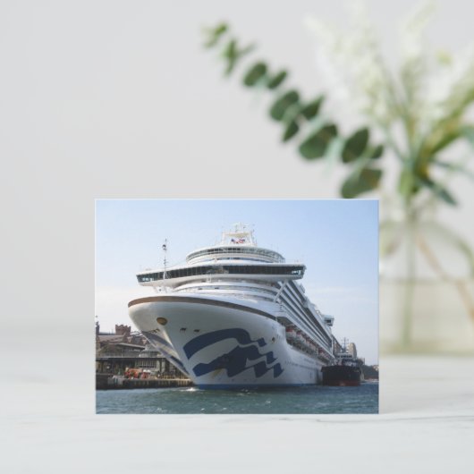 Ruby Princess Docked in Circular Quay Briefkaart (Staand voorkant)