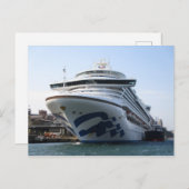 Ruby Princess Docked in Circular Quay Briefkaart (Voorkant / Achterkant)