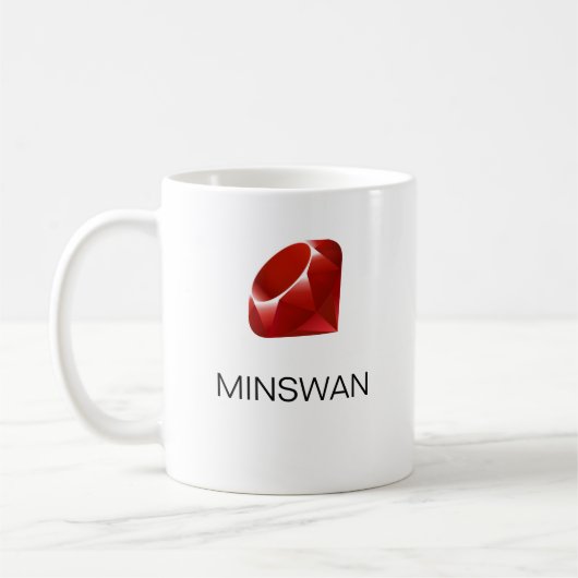 Ruby Programmer MINSWAN Koffiemok (Links)
