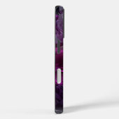 Ruby Radiance Abstract Magenta Hot Pink Crystal Case-Mate iPhone Case (Achterkant / Rechts)