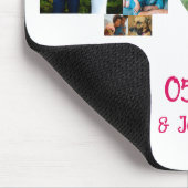 Ruby Red 40th Wedding Jubileum 11 Foto Collage Muismat (Hoek)