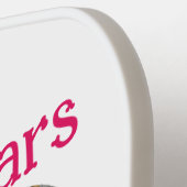 Ruby Red 40th Wedding Jubileum 11 Foto Collage Pickleball Paddle (Links Detail)